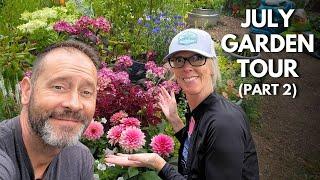 July Tour Part 2 - More Flowers #flowers #gardentour #garden