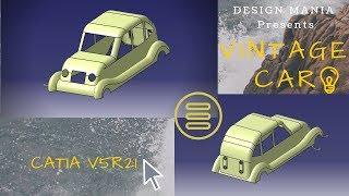 CATIA V5R21 ! Designing of a Car. #cardesign,#catiatutorial,#design,#howtodesignacarbodyusingcatia