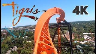 Tigris POV On Ride - Busch Gardens Tampa - Front & Backwards