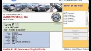 How to Make Bids at Bakersfield Car Auctions