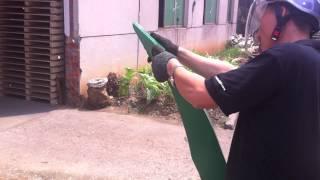 CS100 style 15hp 100mm chipping capacity wood chipper