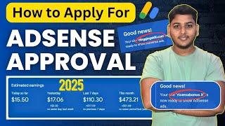 How to Apply For Google AdSense Approval in 2025?