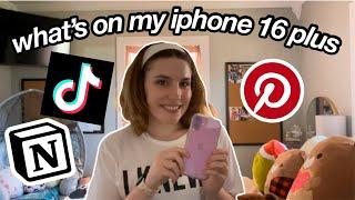 what’s on my iphone 16 plus 