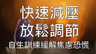 引導冥想 | 快速減壓緩解焦慮恐慌自生訓練放鬆療癒身心健康 Chinese Guided Meditation Autogenic Training to Reduce Panic & Stress