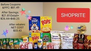 SHOPRITE EXTREME COUPONING JULY 2019 - Great Deals and more!!!