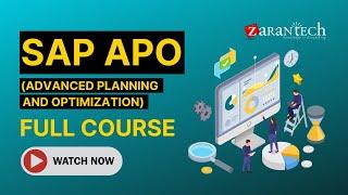 SAP APO (Advanced Planning and Optimization) Training - Full Course | ZaranTech