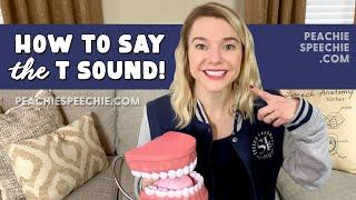 How to say the T sound by Peachie Speechie