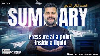 pressure at a point inside a liquid physics 2nd secondary - physics senior 2 second term