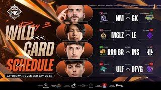 [MATCH 3 &4] ENG| RESTREAMING M6 WILD CARD GROUP STAGE| DAY 3