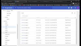 Reports and audit logs on Google admin console