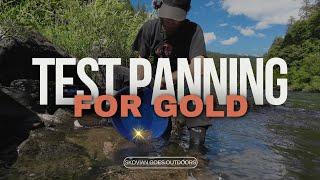 Test Panning A New Spot  |  Southern Oregon Gold Prospecting