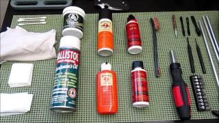 Basic Gun Cleaning Tools and Supplies