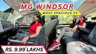 MG Windsor EV - Most Feature Loaded Electric Car in 9.99 lakhs | Nexon EV Rival