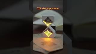 Stunning LED Electronic Hourglass – The Perfect Blend of Technology & Art!#hourglass #smarthome