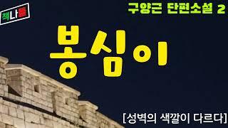봉심이네 집엔 늘 총각들이 들끓고 | 성벽의 색깔이 다르다 | 구양근 단편소설