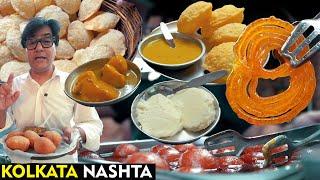 Kolkata Famous Sharma Tea House | Club Kachori | Kolkata Street Food | Bengali Breakfast At Putiram