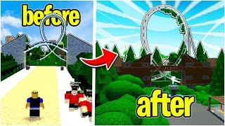 Renovating My *FIRST* Theme Park Tycoon 2 Roller Coaster!