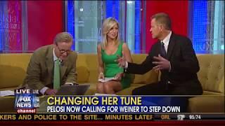 Ainsley Earhardt "WOW" cleavage & legs  6/12/2011