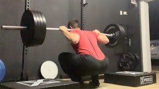 Squat everyday Day 1622: after night shift 180kg x 10