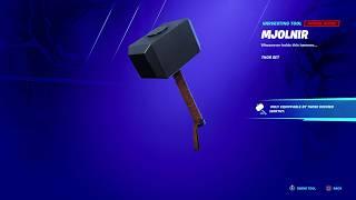 *NEW* This Fortnite Skin Now Holds THOR'S MJOLNIR️️ (More WORTHY Skins For Mjolnir)