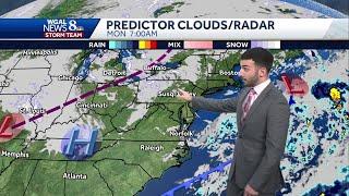 Below average temperatures overnight for south-central Pennsylvania