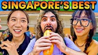 Asian girls show me Singapore's cheapest food! 