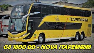 CONHECENDO O MARCOPOLO G8 1800 DD da NOVA ITAPEMIRIM !