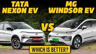 MG Windsor EV vs Nexon EV | New MG Windsor EV vs tata nexon ev 2024 comparison | Which is better?