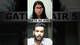 GATE Aerospace Engineering Topper On Gate Preparation Strategy #iit #btech #mtech