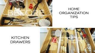 Home Organization Tips - Kitchen Drawers | Rescue My Space