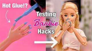 Testing Barbie Doll Hacks To See If They ACTUALLY Work!