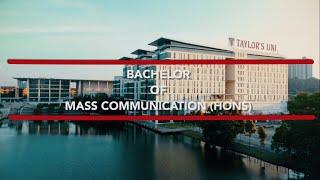 Study Mass Communication at Taylor's University