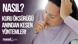 KURU ÖKSÜRÜK NASIL GEÇER? İŞTE ÖKSÜRÜĞE İYİ GELEN DOĞAL YÖNTEMLER! #öksürük #tedavi #nasıl