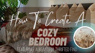 Fall Cozy Bedroom TIPS | Simple & Opulence Linens | Thrifted Decor.