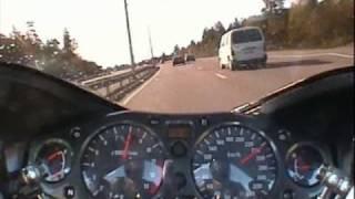 Ghost Rider - The Hayabusa ride wheelie +300km/h in city traffic