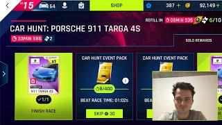 play Asphalt 9 and one cards from special event Porsche 911 Targa 4S