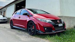 Troquei o escape do TYPE R FK2 !!!