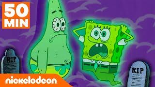 SpongeBob | Episode Terseram! Halloween Nonstop | Nickelodeon Bahasa