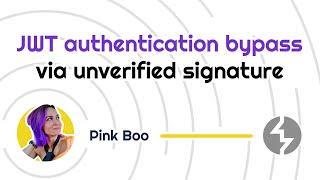 JWT authentication bypass via unverified signature | PortSwigger Academy tutorial