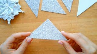 How To Make Amazing Snowflakes With Foam Sheet / Christmas Decorations / New Year Decor & Ornaments