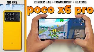 Poco x6 pro Detailed bgmi review Render lag , FrameDrop, (3.2 update)