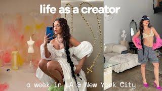 life as a creator    solo trips to los angeles & new york city