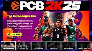 PCBASKET 2K25: HOW TO SET UP EUROLEAGUE ROSTER IN NBA 2K25