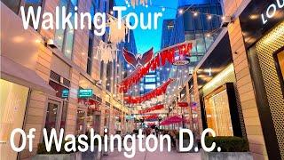  Walking tour of Washington DC/ CityCenterDC, Chinatown/ Things to Do in Washington DC/USA 4K Walk