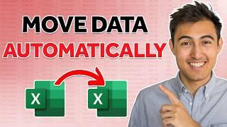 How to Move Data Automatically Between Excel Files