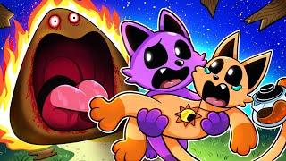 [Bou's Revenge Animation] Catnap Saved Catfeine from POU! | POU VS CATNAP | Smiling Critters