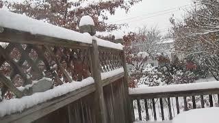 Kansas City's first snow ends