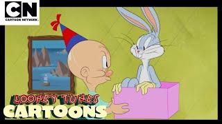 Elmers fødselsdagsoverraskelse | Looney Tunes Cartoons |  Dansk Cartoon Network