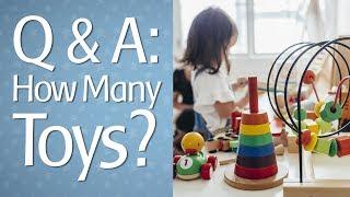 Q & A: How Many Toys? | Toy Talk Part II