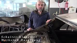 Schairer-Klassiker | Mercedes W126 Rost unter Heckscheibe | Werkstatt Durchgang